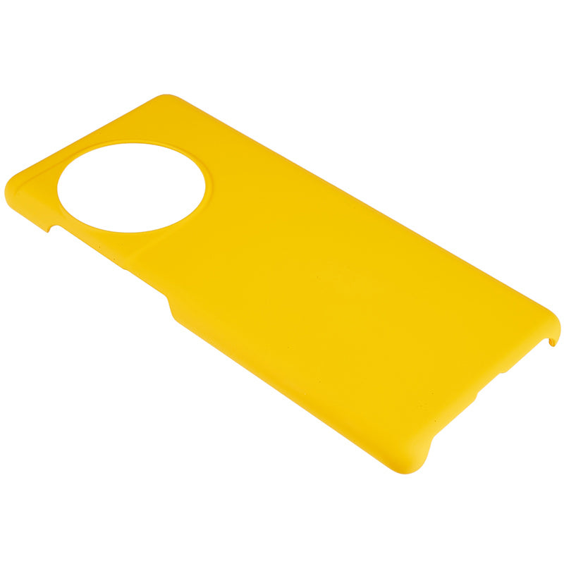 For OnePlus Ace 2 5G / 11R 5G Rubberized Hard PC Phone Case Anti-Scratch Back Phone Cover - Yellow