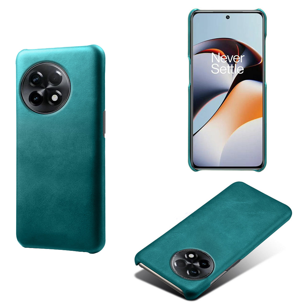 For OnePlus 11R 5G / Ace 2 5G Anti-scratch PU Leather+PC Mobile Phone Case Calf Texture Cell Phone Cover - Green