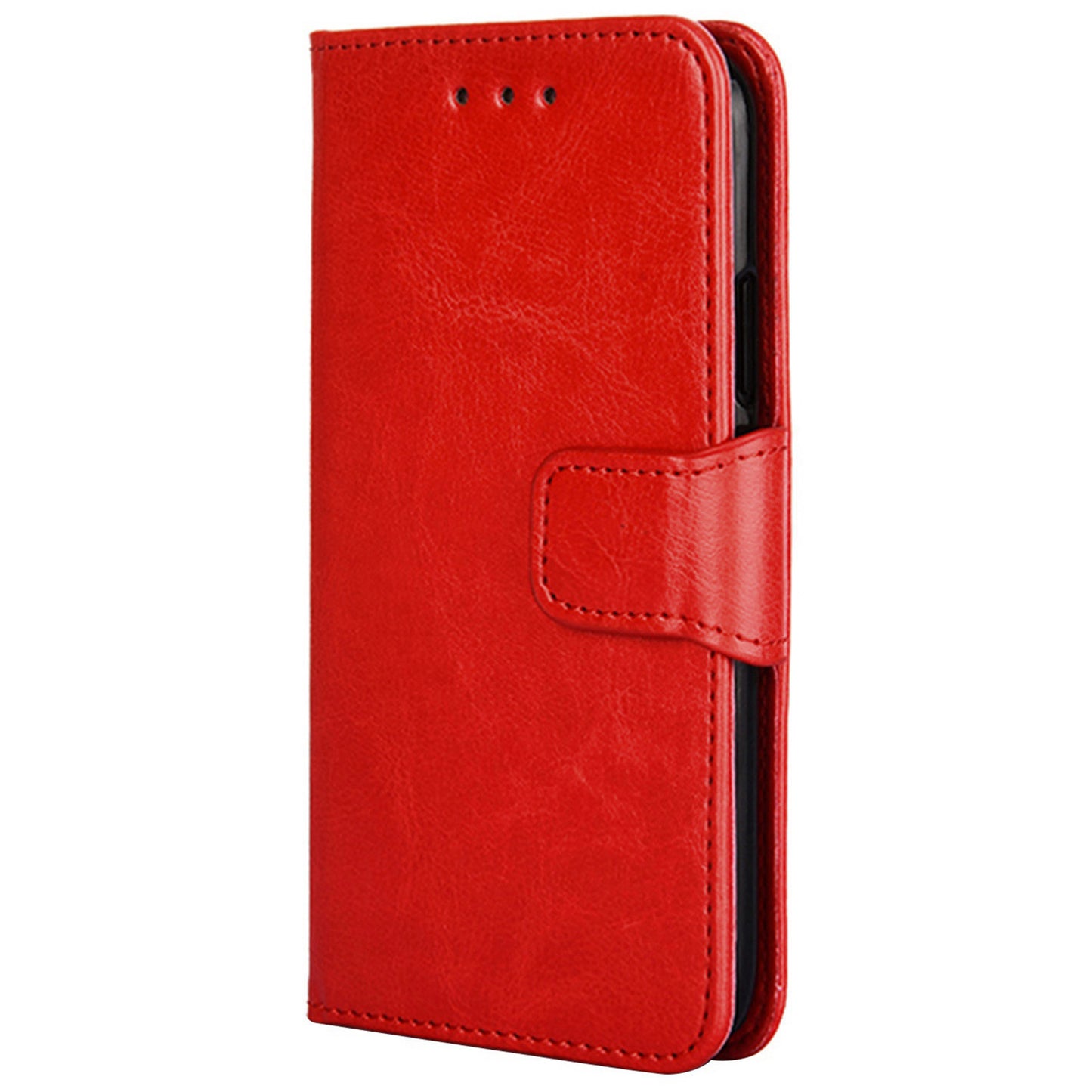 For OnePlus Ace 2 5G / 11R 5G PU Leather Wallet Phone Case Anti-drop Stand Protective Cover - Red