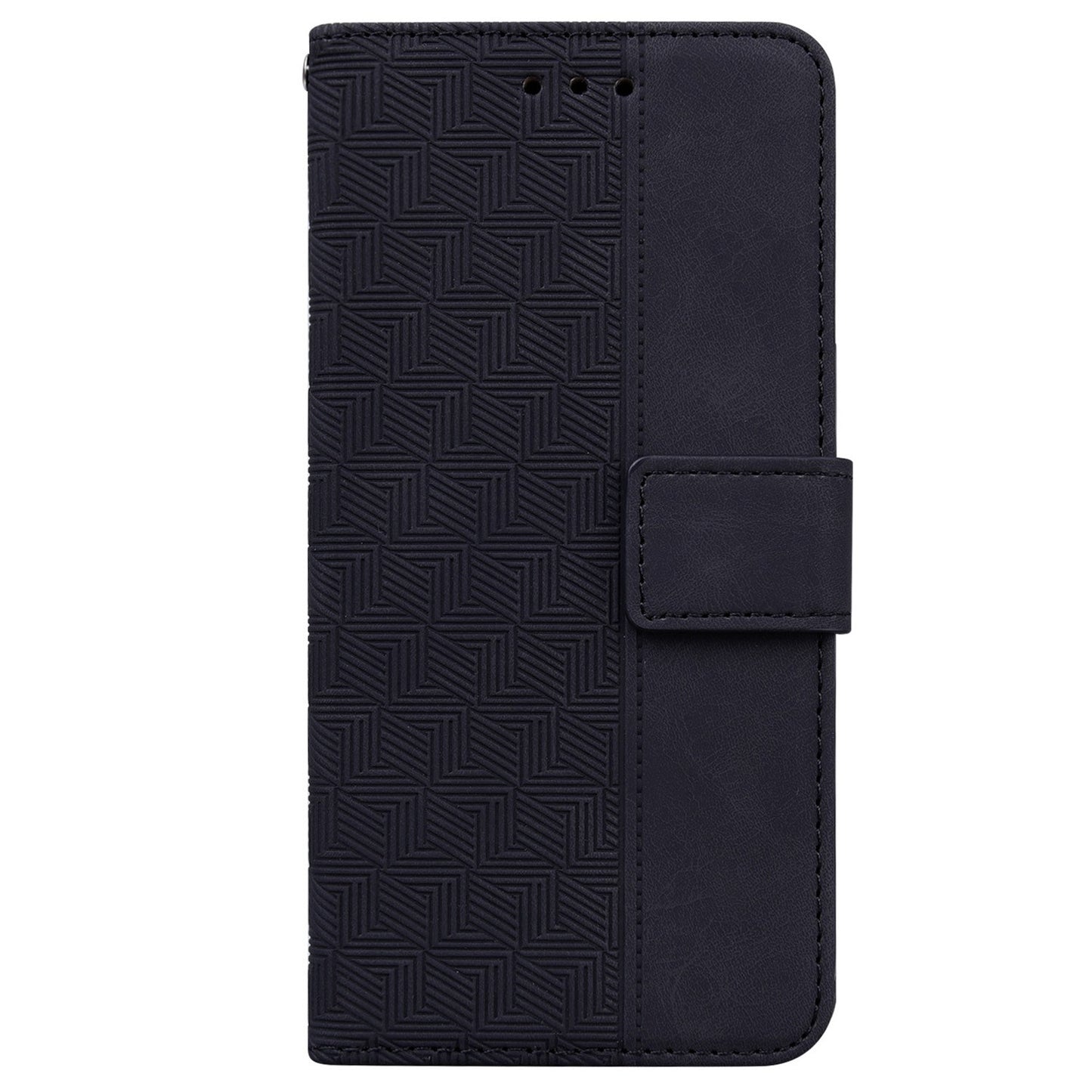 For OnePlus 11 5G Phone Wallet Case Stand Imprinted Leather Full Protection Cell Phone Cover - Black