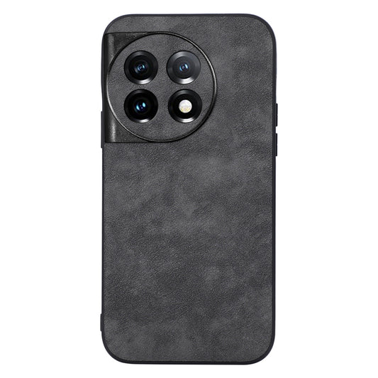 For OnePlus Ace 2 5G / 11R 5G Mobile Phone Case Textured Dustproof PU Leather+PC+TPU Phone Cover - Black