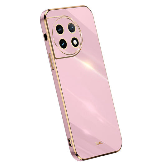 XINLI For OnePlus Ace 2 5G / 11R 5G Electroplating TPU Phone Case Camera Lens Protection Cell Phone Cover - Purple