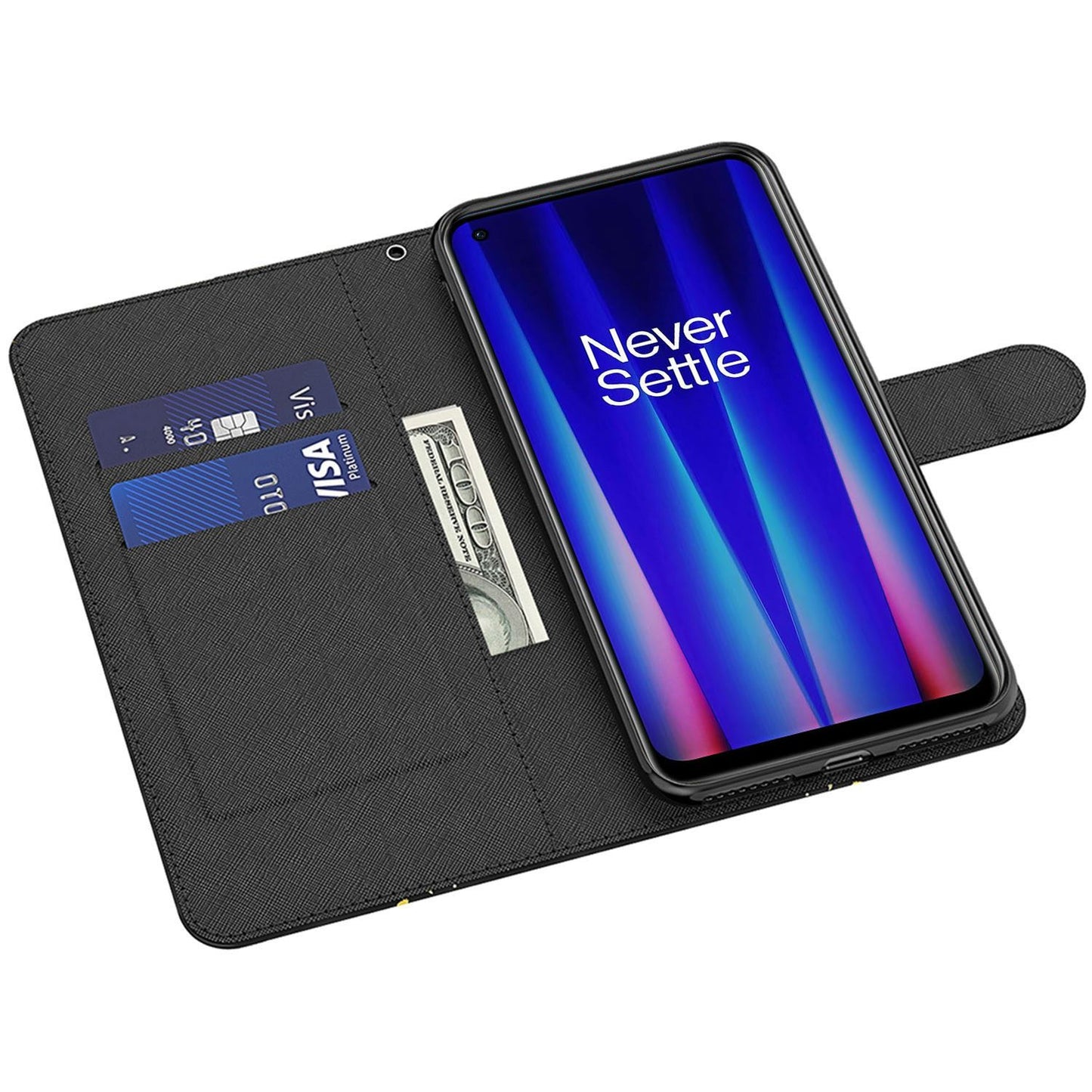 For OnePlus 11 5G PU Leather 3D Pattern Printing Phone Case Flip Wallet Stand Protective Cover - Panda Climbing