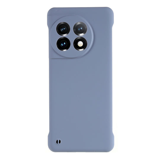 For OnePlus 11 5G Frameless Phone Case Hard PC Skin-touch  Shock Absorbent Slim Cover - Lavender Grey