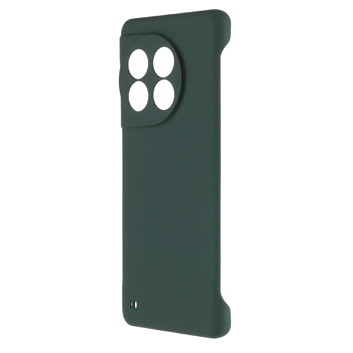 For OnePlus 11 5G Frameless Phone Case Hard PC Skin-touch  Shock Absorbent Slim Cover - Midnight Green