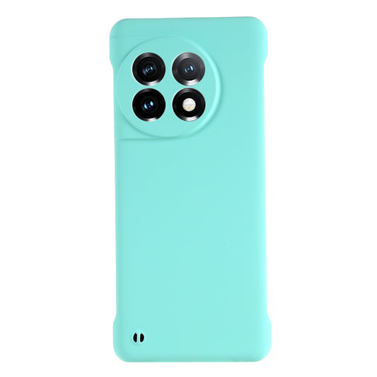 For OnePlus 11 5G Frameless Phone Case Hard PC Skin-touch  Shock Absorbent Slim Cover - Light Cyan