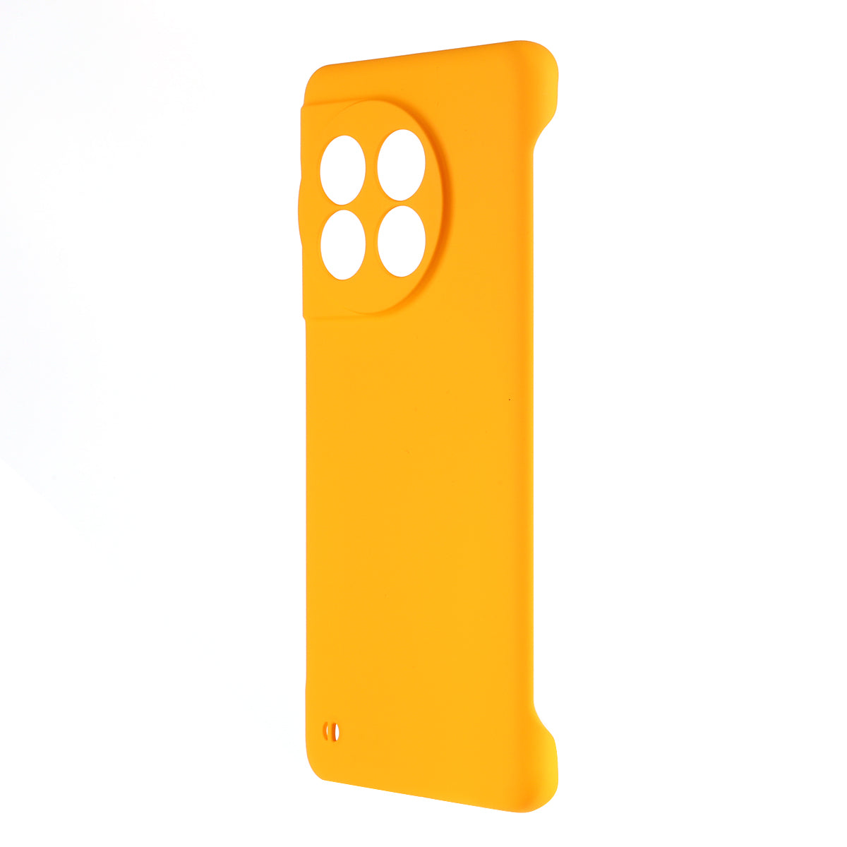 For OnePlus 11 5G Frameless Phone Case Hard PC Skin-touch  Shock Absorbent Slim Cover - Yellow