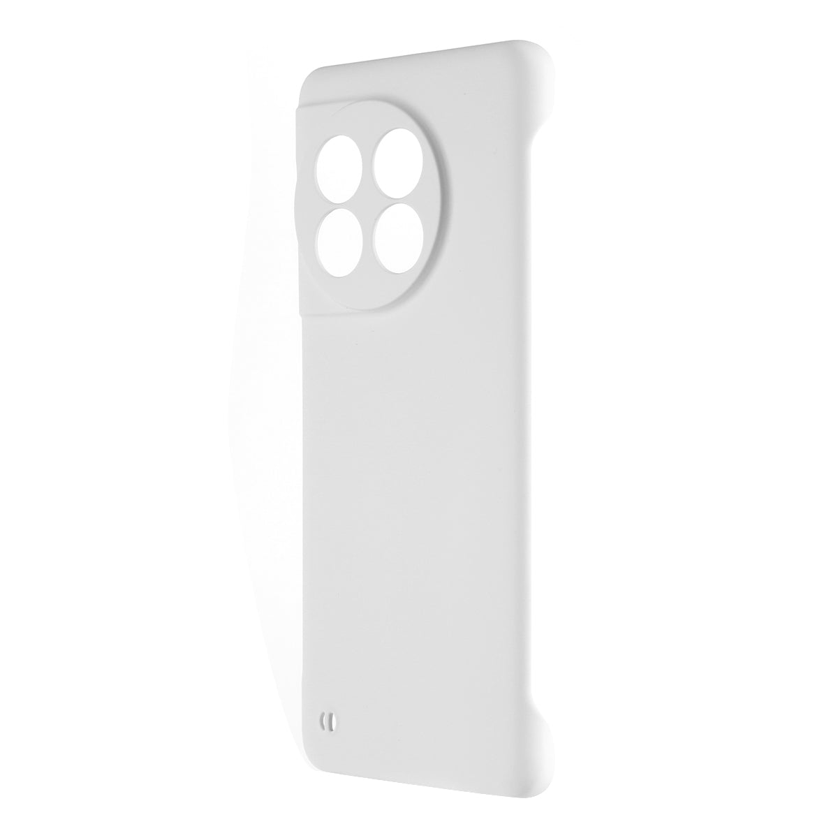 For OnePlus 11 5G Frameless Phone Case Hard PC Skin-touch  Shock Absorbent Slim Cover - White