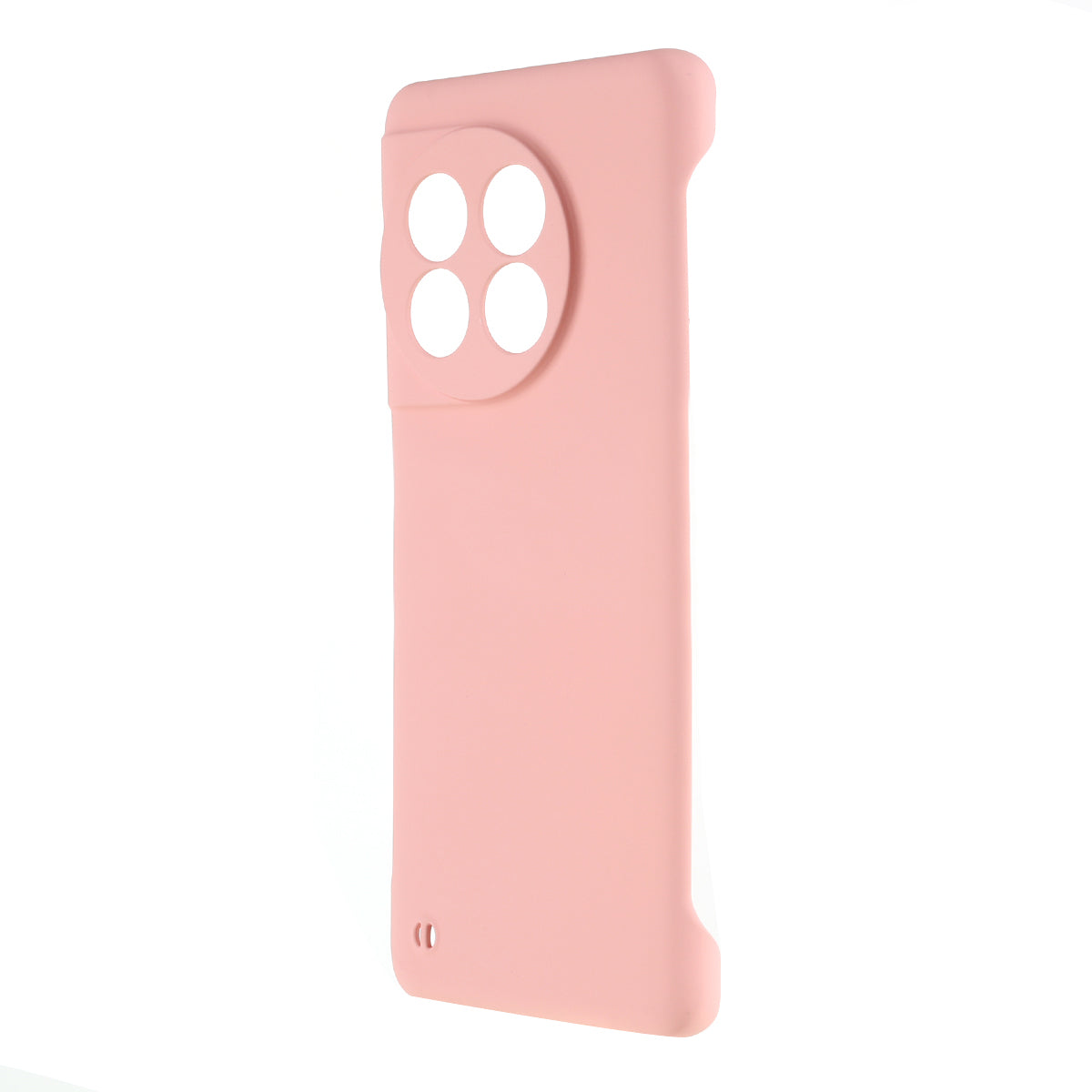 For OnePlus 11 5G Frameless Phone Case Hard PC Skin-touch  Shock Absorbent Slim Cover - Pink