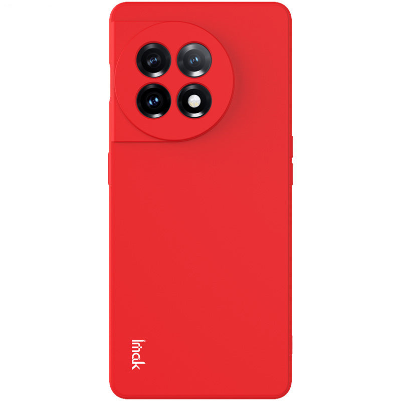IMAK UC-4 Series For OnePlus Ace 2 5G / 11R 5G Phone Case Straight Edge Anti-Drop Cell Phone TPU Cover - Red