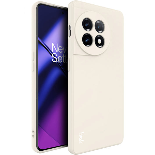 IMAK UC-4 Series For OnePlus Ace 2 5G / 11R 5G Phone Case Straight Edge Anti-Drop Cell Phone TPU Cover - White