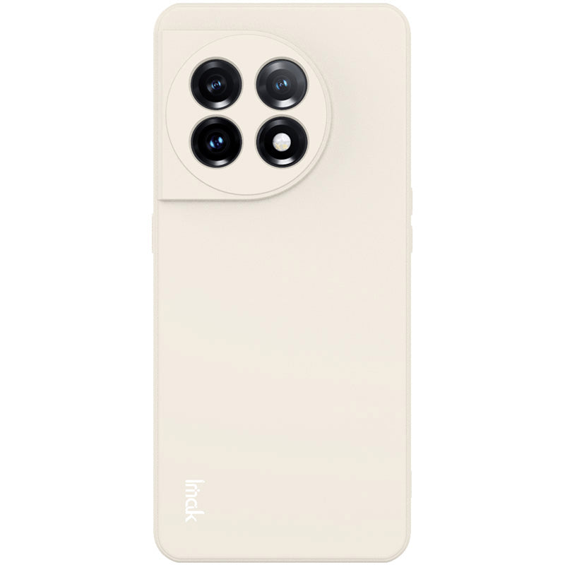 IMAK UC-4 Series Anti-Drop Slim Case for OnePlus 11 5G TPU Case Straight Edge Cell Phone Cover - White