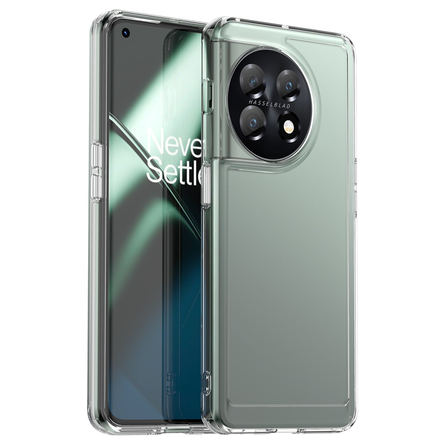 Candy Series Phone Cover for OnePlus 11 5G , Soft TPU Cell Phone Protective Case - Transparent