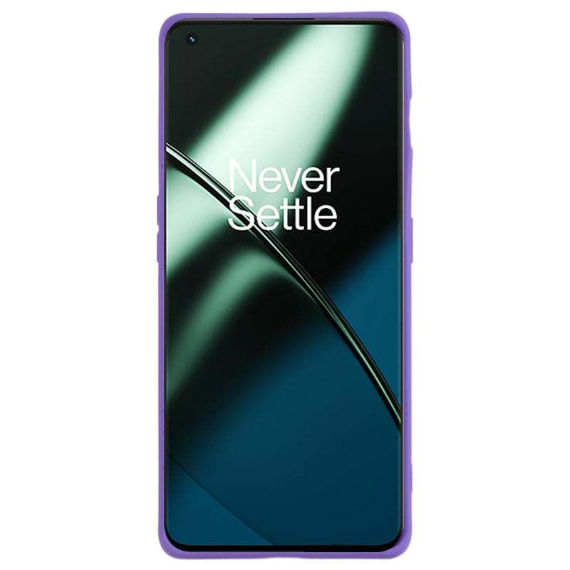 Soft TPU Phone Case for OnePlus 11 5G , Double-Sided Matte Protective Phone Cover - Purple