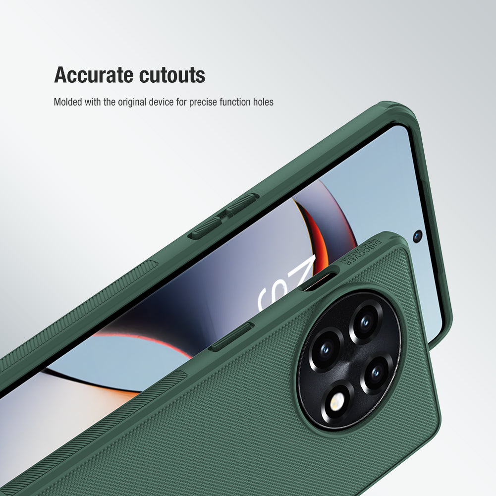 NILLKIN Super Frosted Shield Pro for OnePlus Ace 2 5G / 11R 5G Matte Phone Case PC+TPU Cell Phone Cover - Black