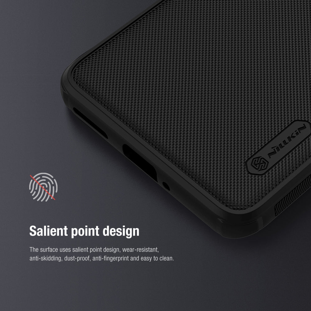 NILLKIN Super Frosted Shield Pro for OnePlus Ace 2 5G / 11R 5G Matte Phone Case PC+TPU Cell Phone Cover - Blue