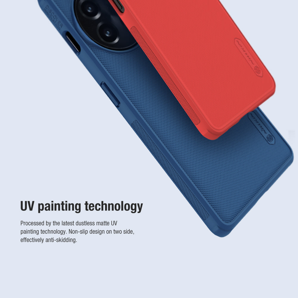 NILLKIN Super Frosted Shield Pro for OnePlus Ace 2 5G / 11R 5G Matte Phone Case PC+TPU Cell Phone Cover - Green