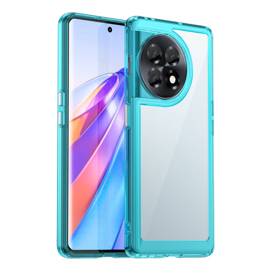 Clear Phone Shell for OnePlus Ace 2 5G / 11R 5G Drop-proof TPU+Acrylic Phone Case Protective Cover - Transparent Blue