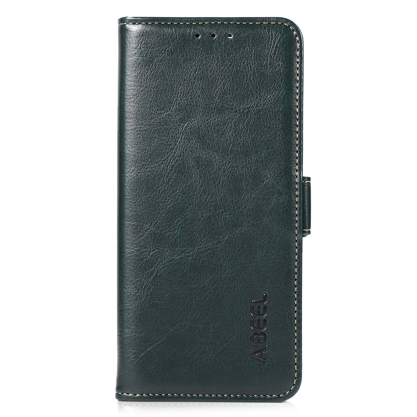 ABEEL For OnePlus 11 5G PU Leather Cell Phone Case Crazy Horse Texture Stand Wallet Flip Cover - Green