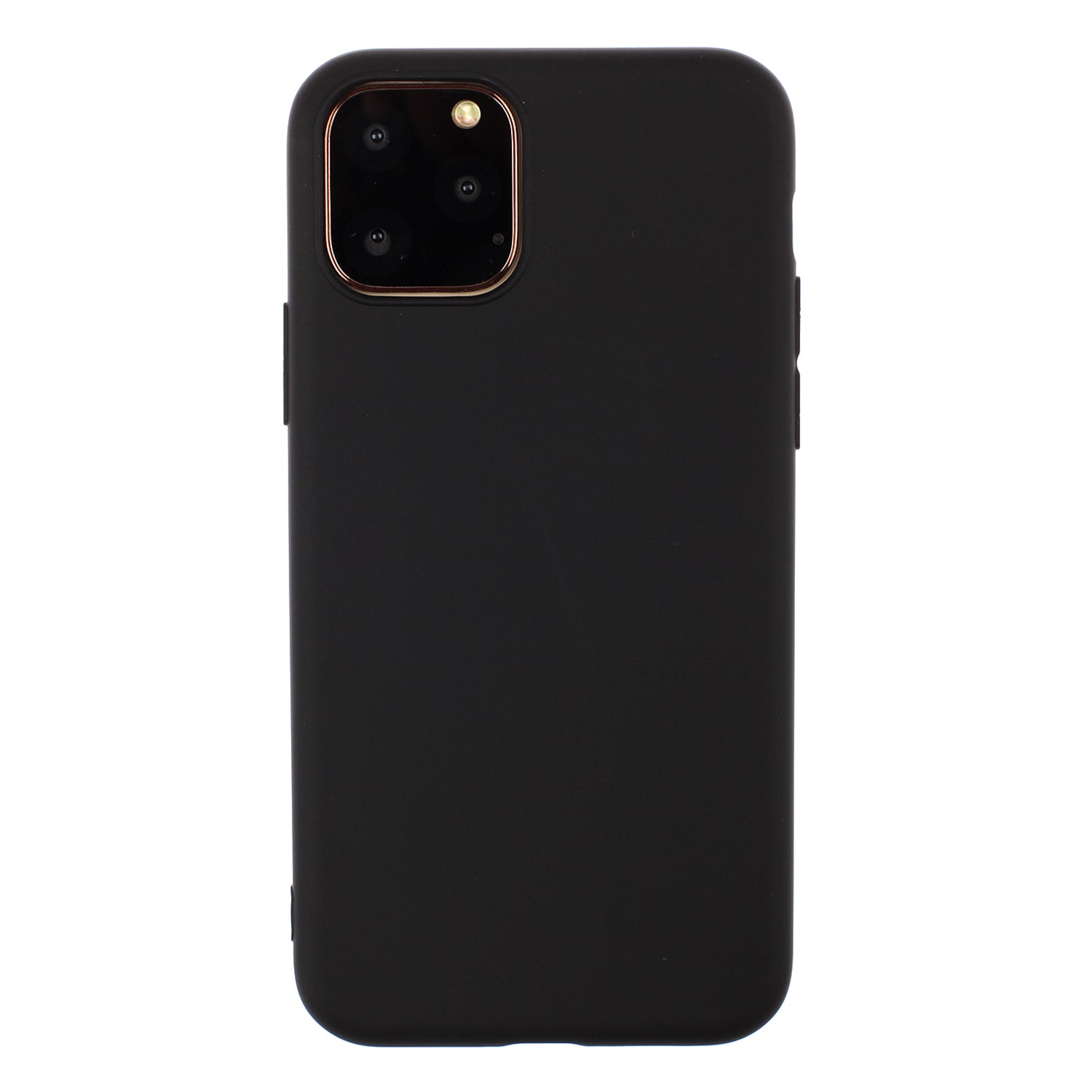 TPU Mobile Phone Cover For iPhone 15 Pro , Anti-Scratch Phone Shell Matte Design Phone Case - Black