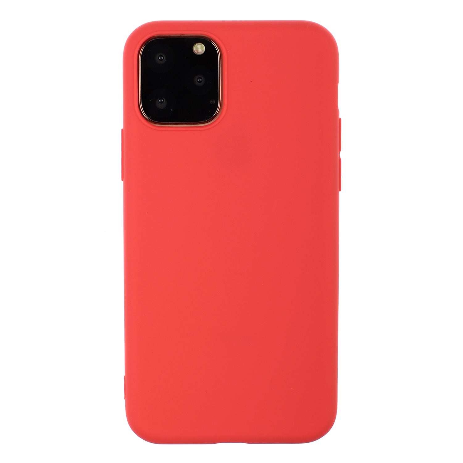 TPU Mobile Phone Cover For iPhone 15 Pro , Anti-Scratch Phone Shell Matte Design Phone Case - Red