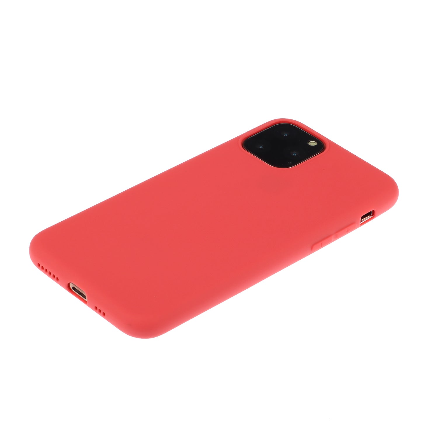 TPU Mobile Phone Cover For iPhone 15 Pro , Anti-Scratch Phone Shell Matte Design Phone Case - Red