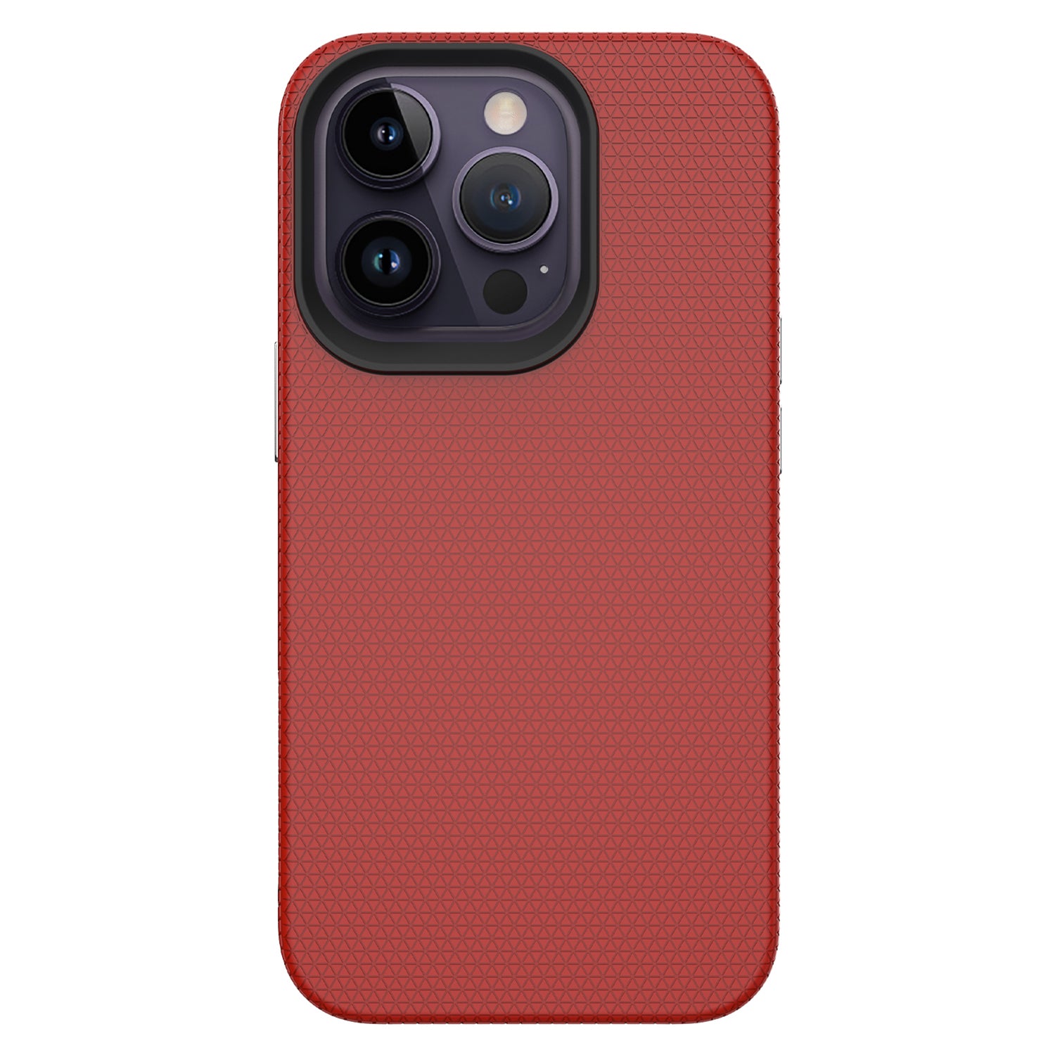 TPU+PC Dual Layer Phone Case for iPhone 15 Pro Max , Drop-proof Smartphone Cover - Red