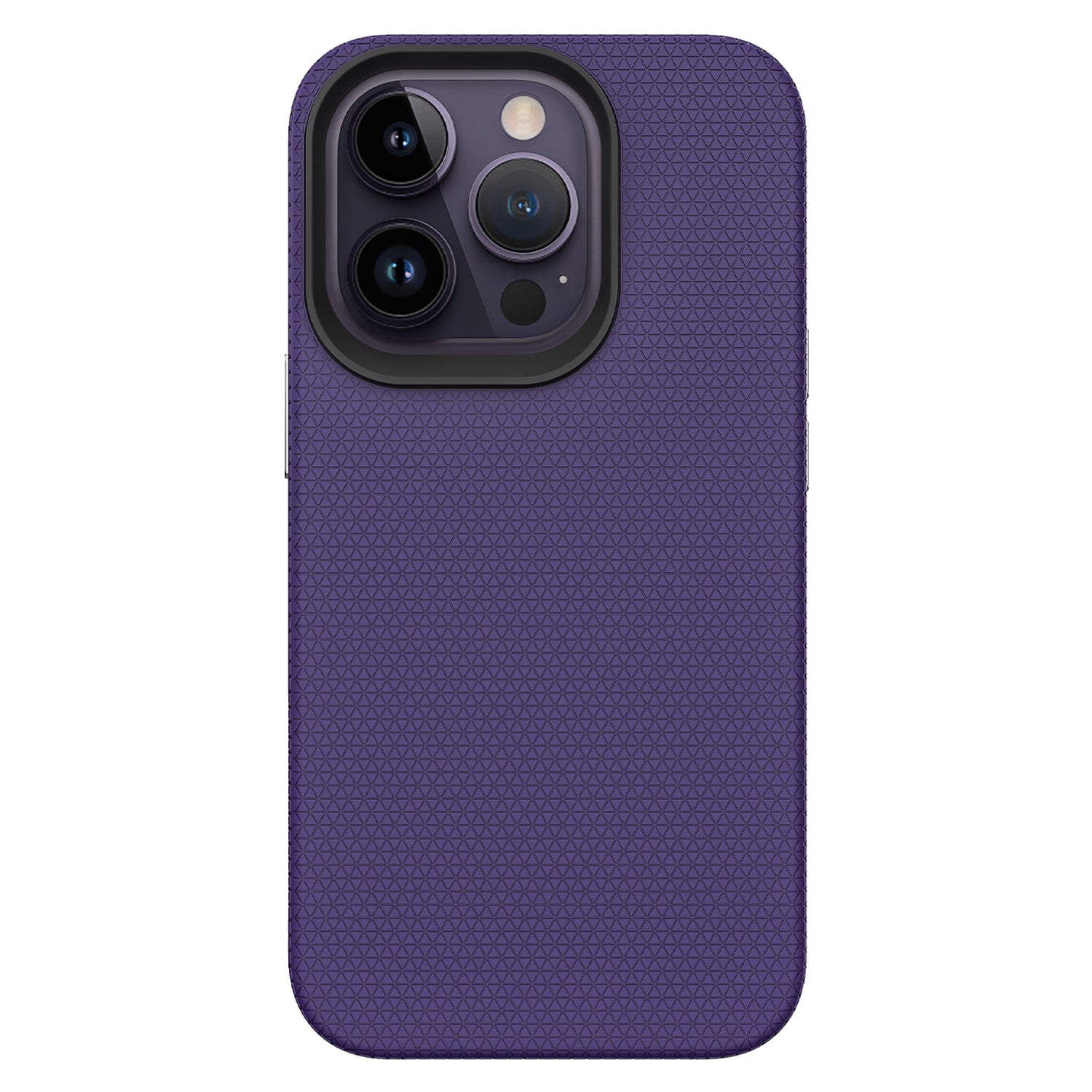 TPU+PC Dual Layer Phone Case for iPhone 15 Pro Max , Drop-proof Smartphone Cover - Purple