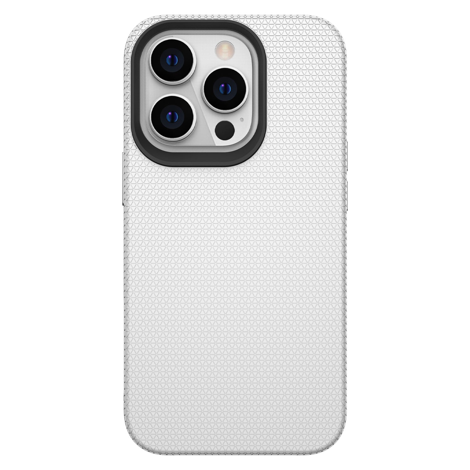TPU+PC Dual Layer Phone Case for iPhone 15 Pro Max , Drop-proof Smartphone Cover - Silver