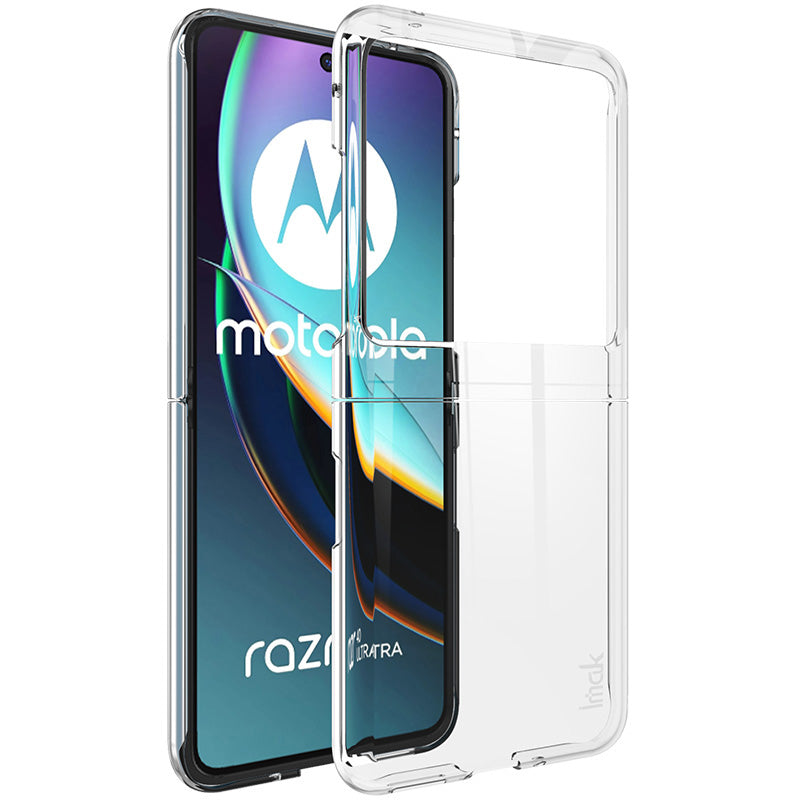 IMAK Crystal Case II Pro for Motorola Razr 40 Ultra 5G Two-Piece Design PC Crystal Phone Case (Upper Cover+Lower Cover)