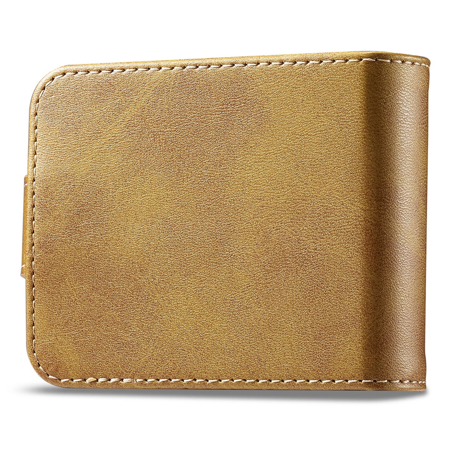 Uniqkart For Samsung Galaxy Z Flip5 5G PU Leather Phone Case Card Holder Calf Texture Stand Cover - Yellow
