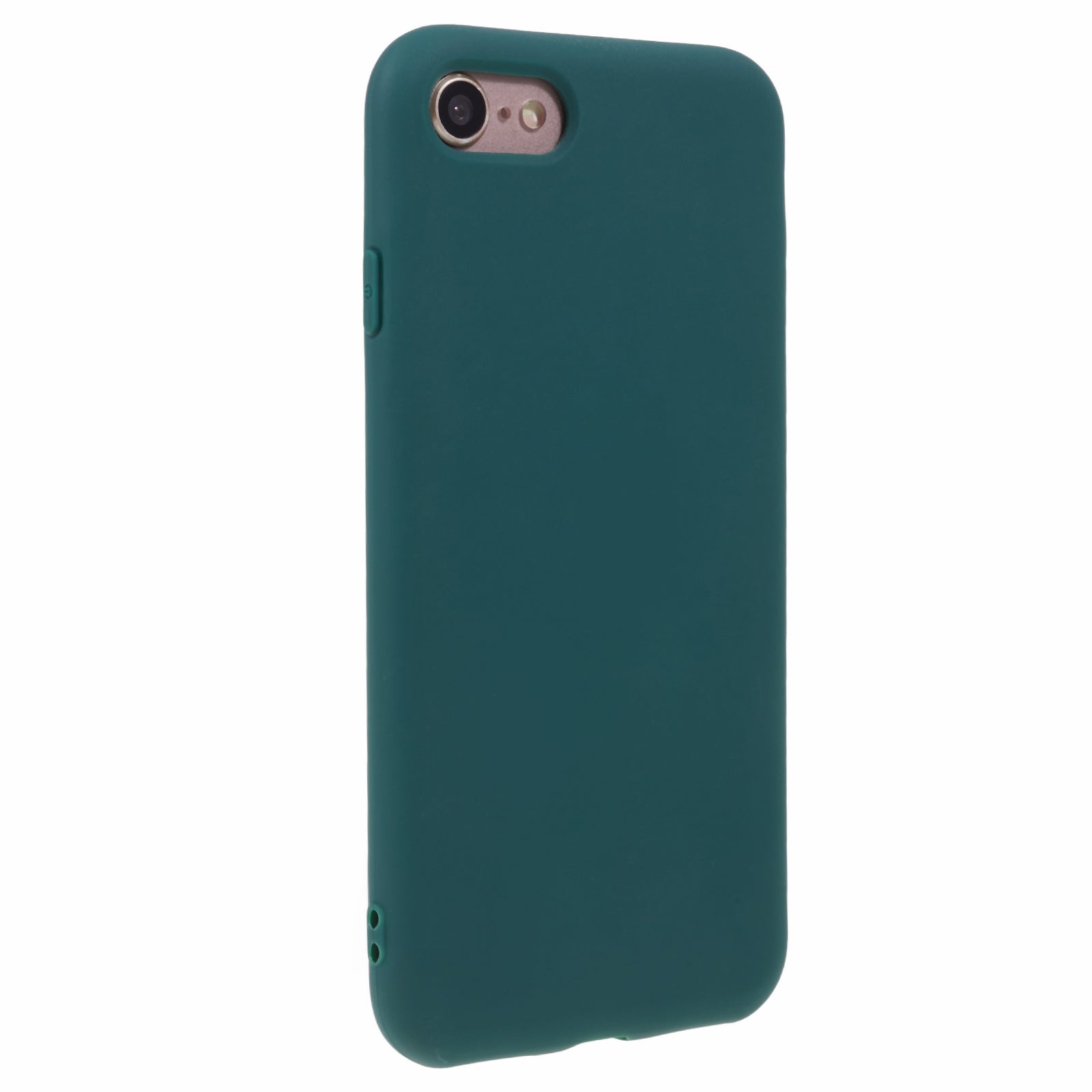 Uniqkart for iPhone 7 / 8 / SE (2020) / SE (2022) Candy Color Matte Phone Case Anti-scratch TPU Cover - Army Green