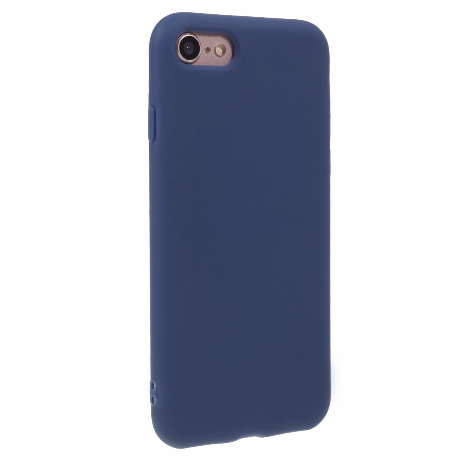 Uniqkart for iPhone 7 / 8 / SE (2020) / SE (2022) Candy Color Matte Phone Case Anti-scratch TPU Cover - Sapphire
