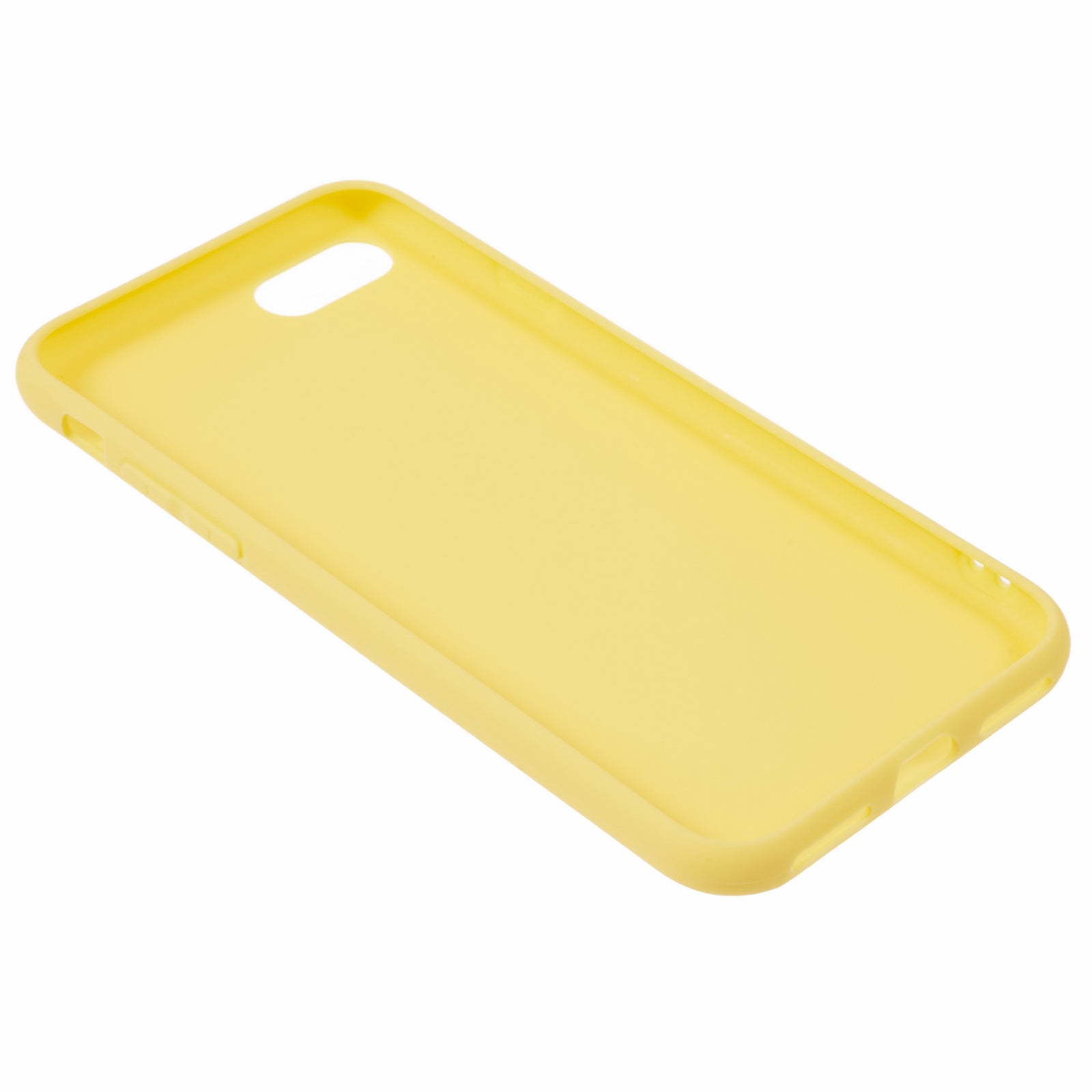 Uniqkart for iPhone 7 / 8 / SE (2020) / SE (2022) Candy Color Matte Phone Case Anti-scratch TPU Cover - Yellow