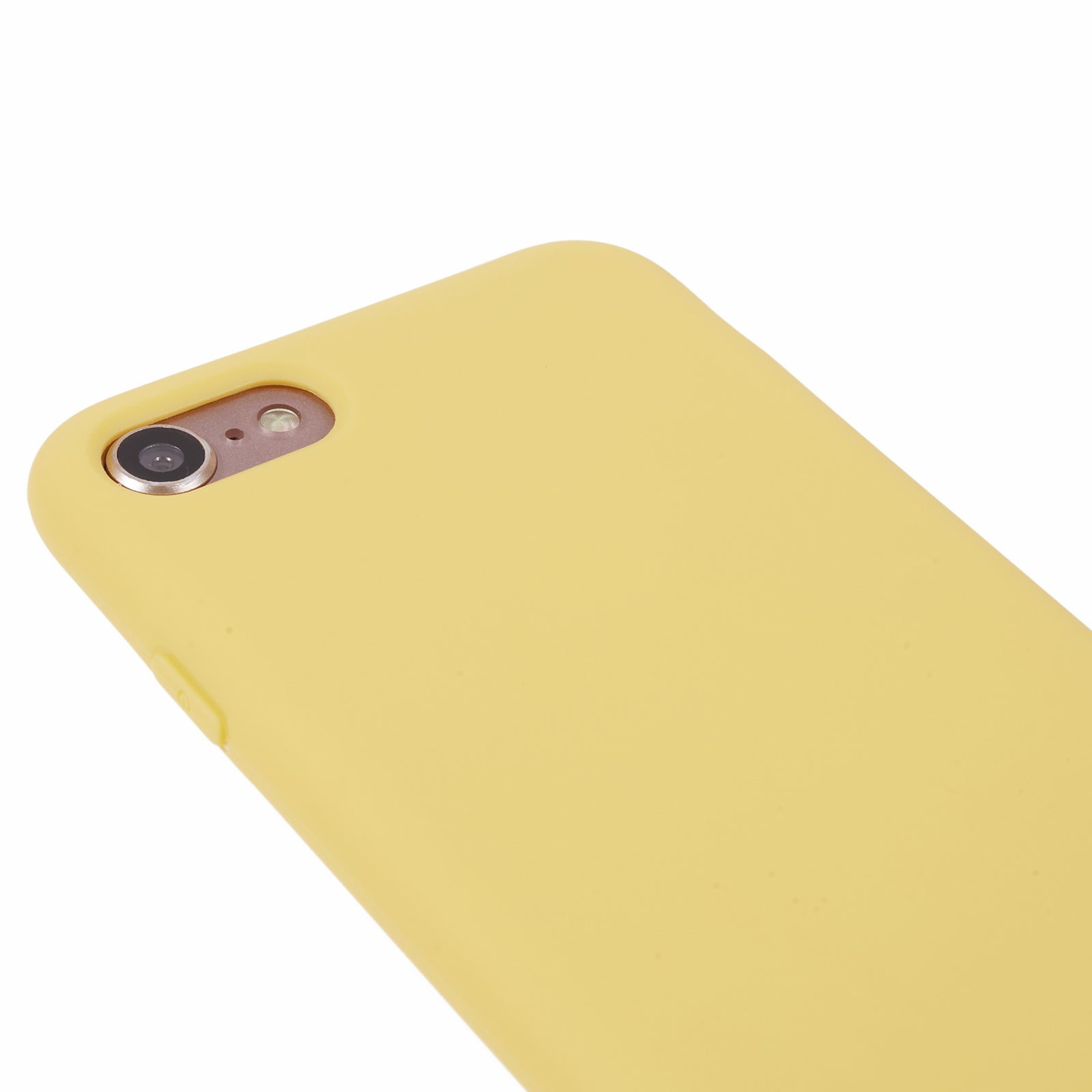 Uniqkart for iPhone 7 / 8 / SE (2020) / SE (2022) Candy Color Matte Phone Case Anti-scratch TPU Cover - Yellow