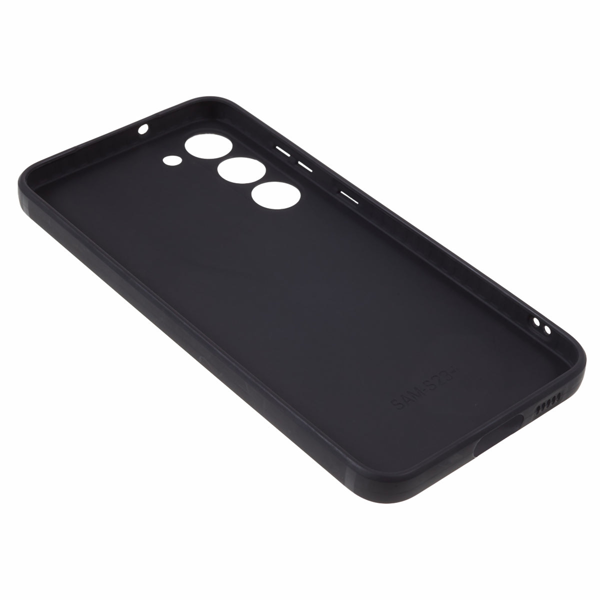 Uniqkart for Samsung Galaxy S23+ Soft TPU Phone Case Precise Cutout Space Astronaut Pattern Back Cover - Black