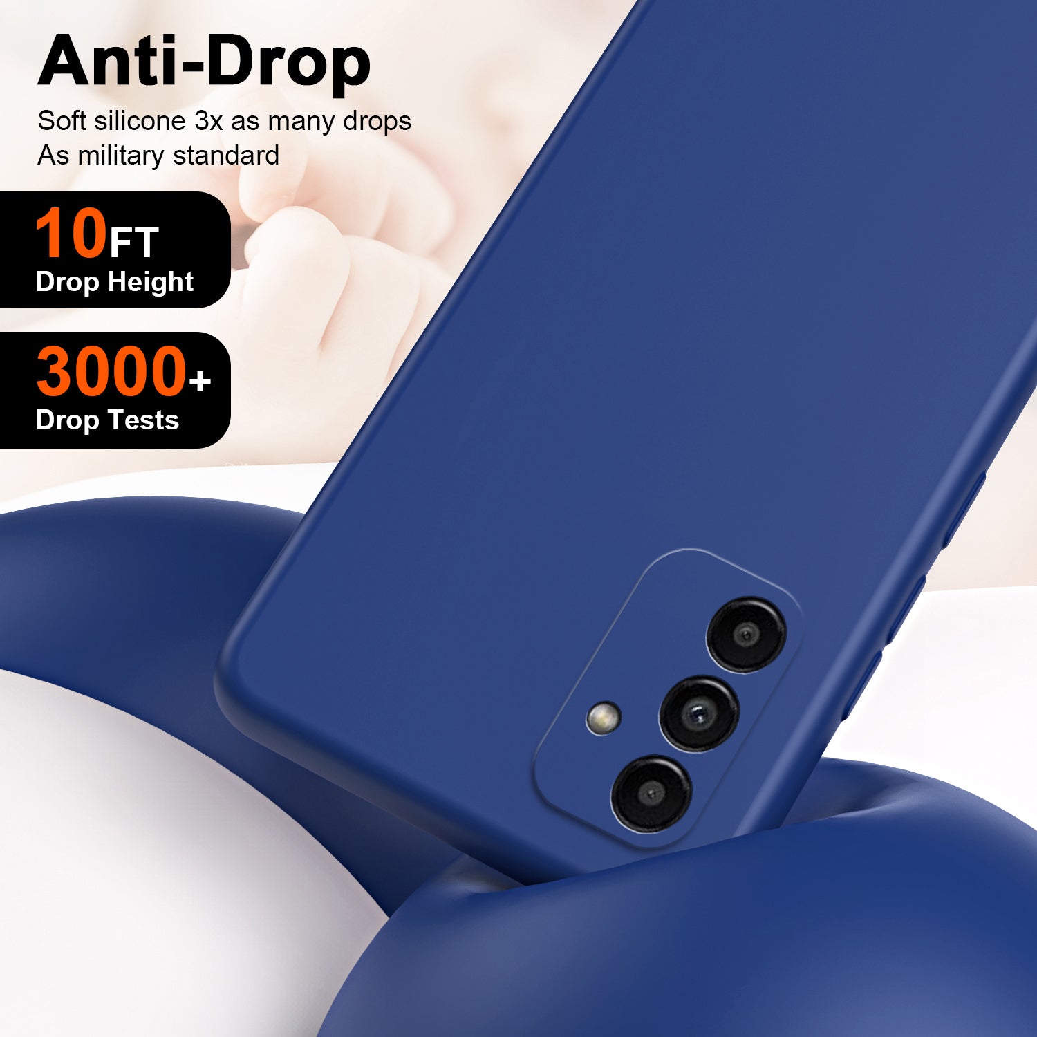 Uniqkart for Samsung Galaxy A24 4G Phone TPU Case Fiber Lining 2.2mm Anti-scratch Phone Cover - Green