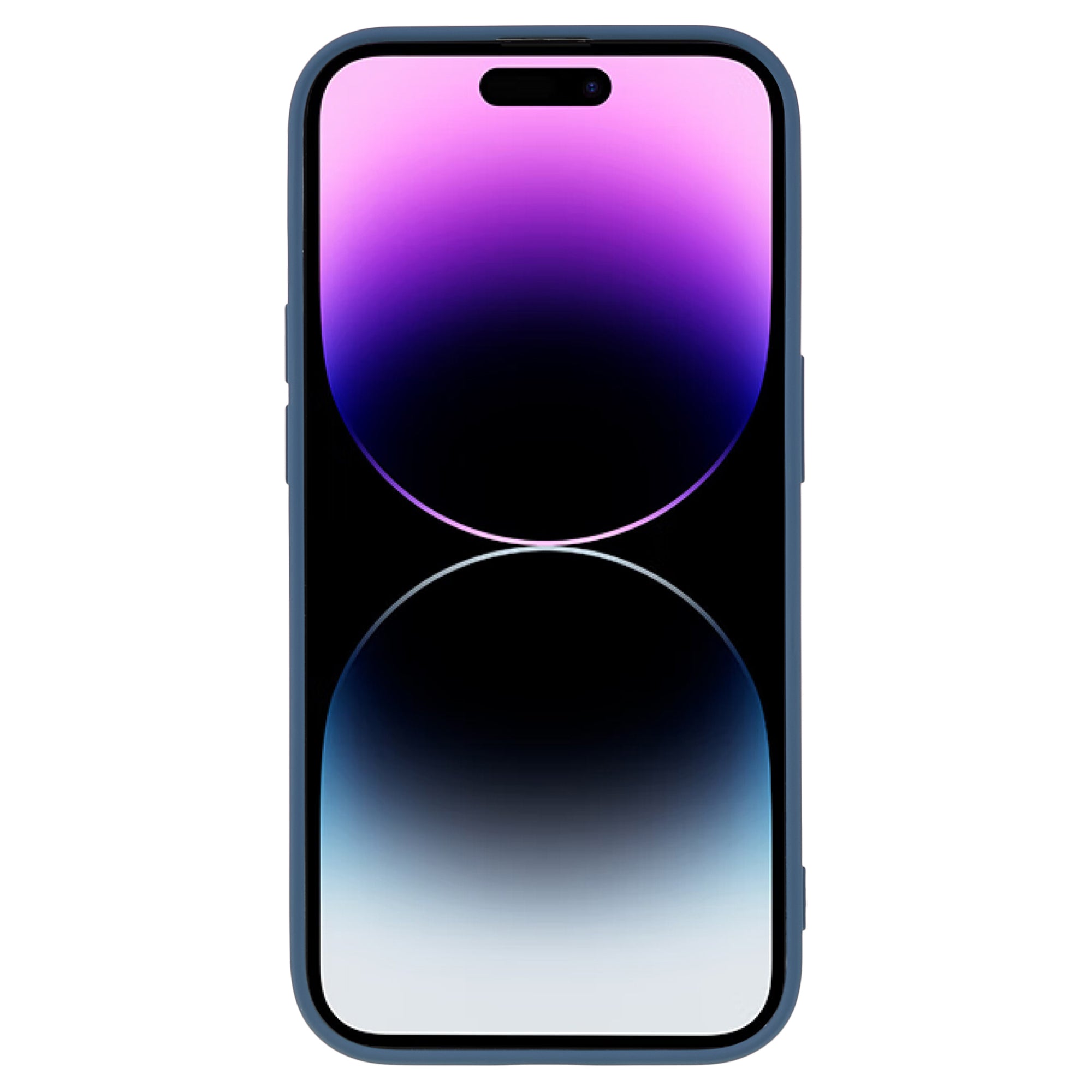 Candy Color Shell for iPhone 15 Pro Max Soft TPU Phone Case Fiber Lining Rubberized Phone Cover - Sapphire