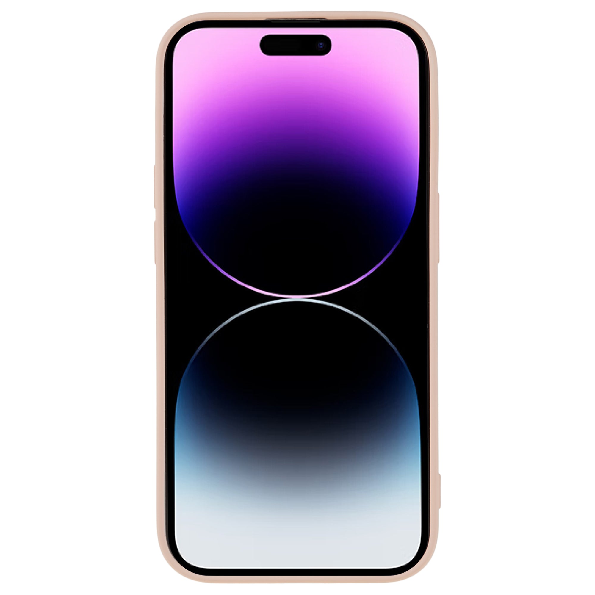 Rubberized Candy Color Shell for Phone 15 Pro Soft TPU + Fiber Lining Phone Case Phone Cover - Pink