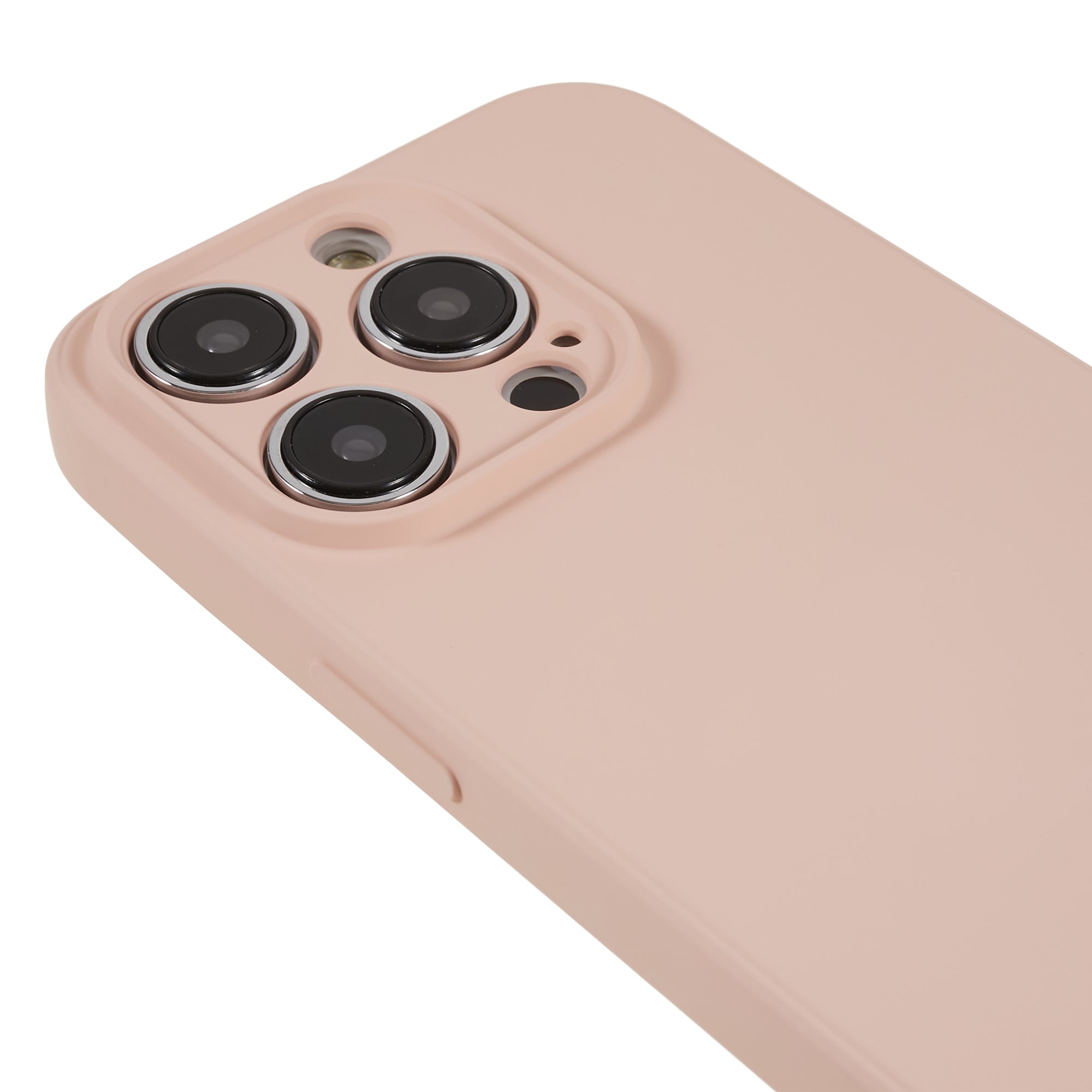 Rubberized Candy Color Shell for Phone 15 Pro Soft TPU + Fiber Lining Phone Case Phone Cover - Pink