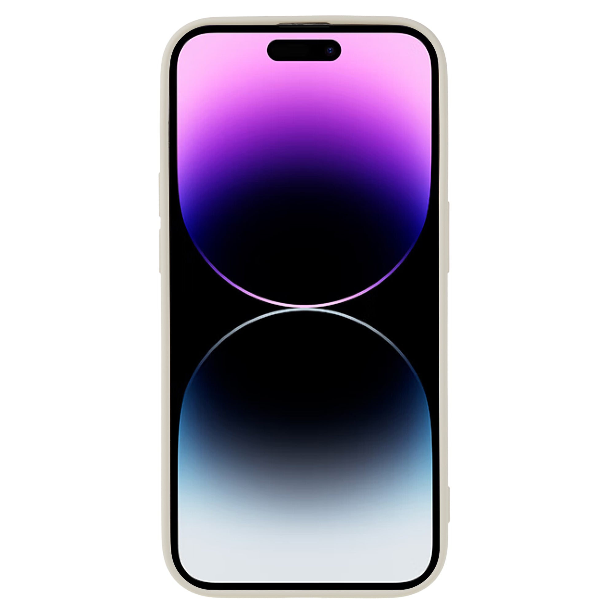 Rubberized Candy Color Shell for Phone 15 Pro Soft TPU + Fiber Lining Phone Case Phone Cover - White