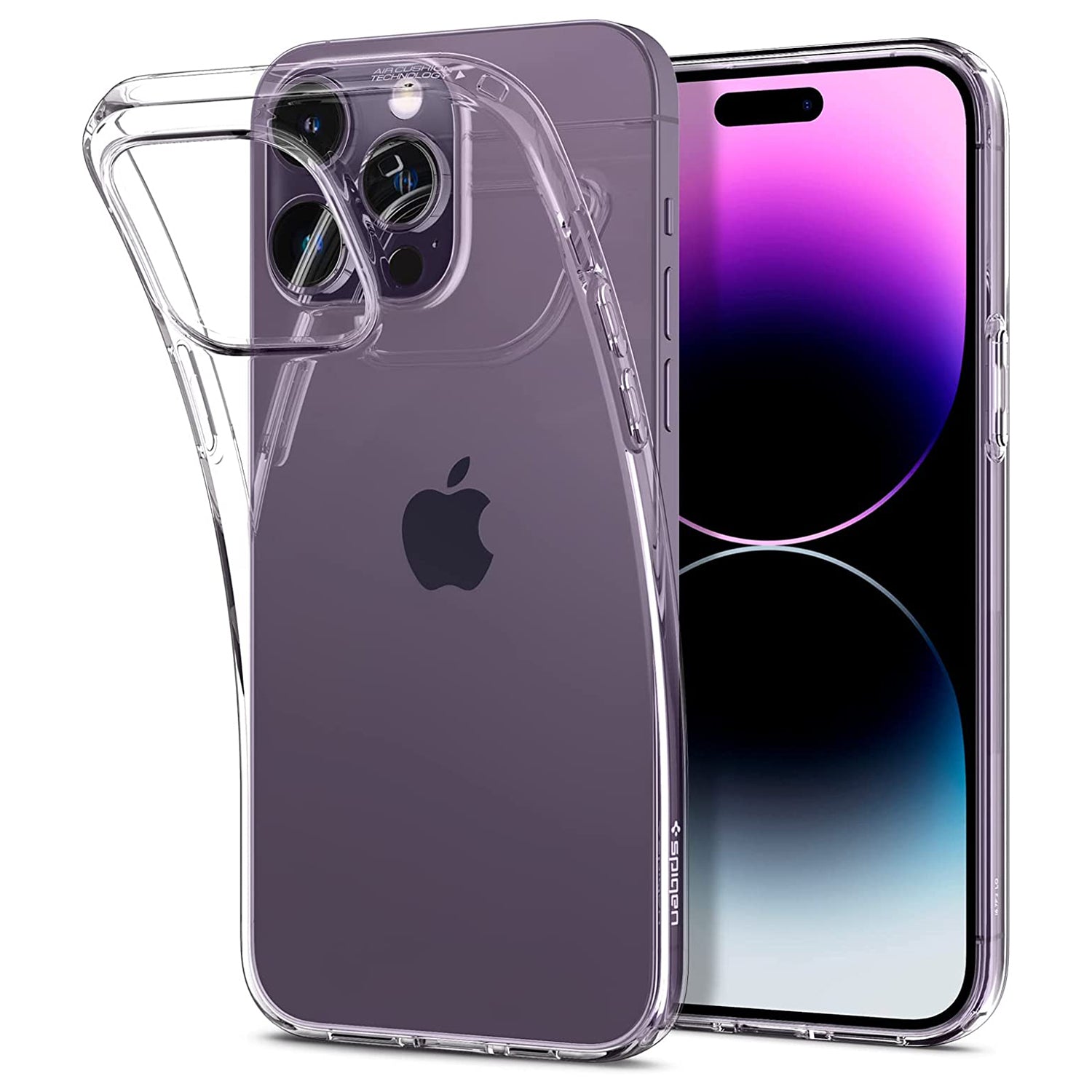 Transparent TPU Case for iPhone 15 Pro Max , Fingerprint-free Mobile Phone Cover