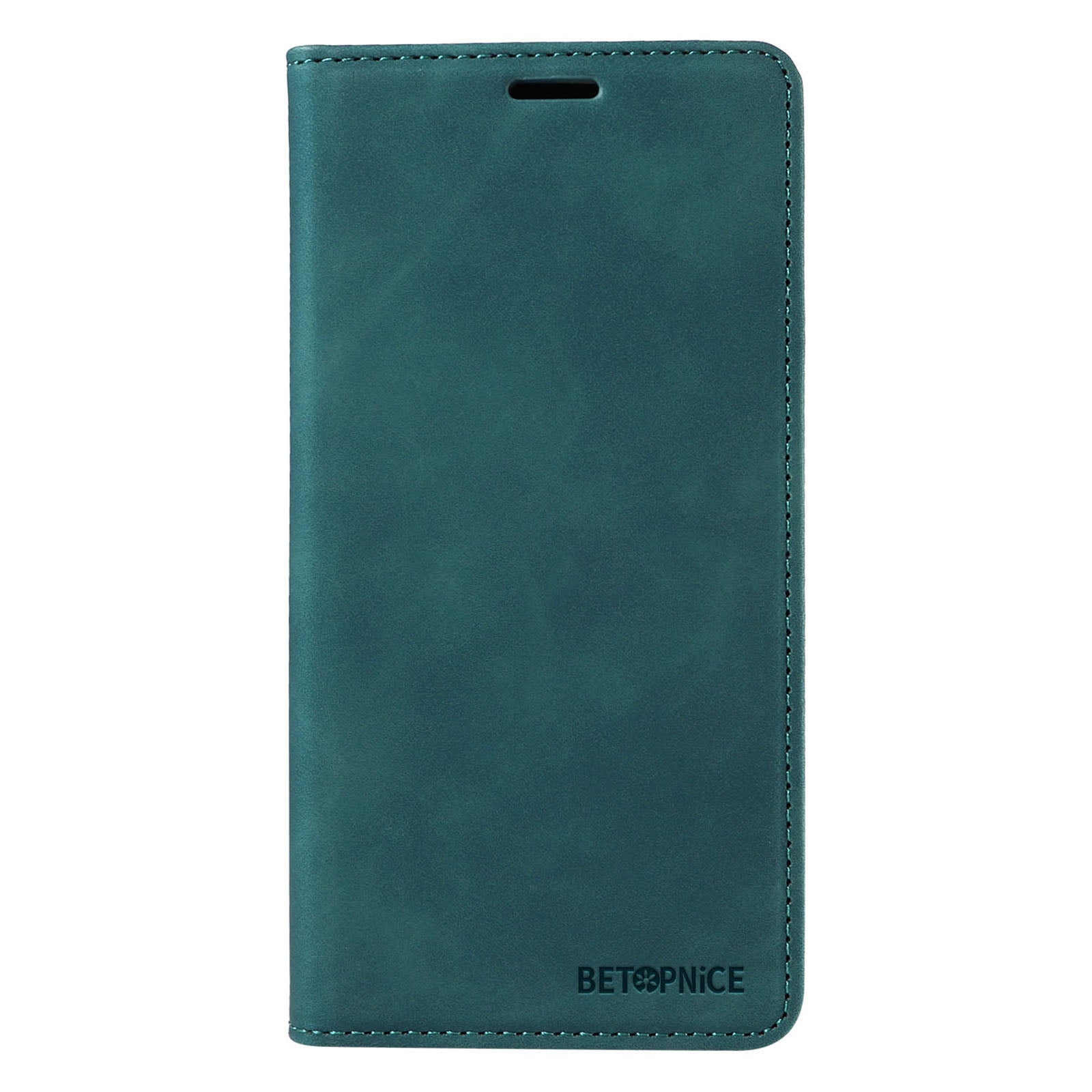 Uniqkart 003 For Samsung Galaxy A14 4G / 5G Phone Stand Cover Shockproof Wallet RFID Blocking PU Leather Case - Green