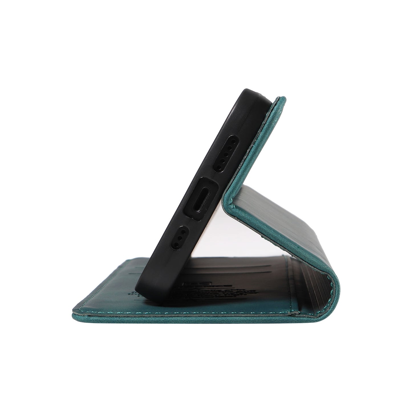 Uniqkart 003 RFID Blocking Phone Cover For Samsung Galaxy F14 5G / M14 5G , PU Leather Stand Wallet Mobile Phone Case - Green