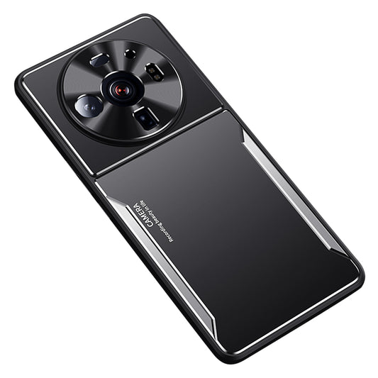 Uniqkart for Xiaomi 12S Ultra 5G Shockproof TPU + Aluminum Alloy Phone Case Scratch-resistant Phone Cover - Silver