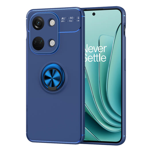 Back Cover for OnePlus Ace 2V / Nord 3 5G Kickstand TPU Phone Case Ring Holder Phone Back Shell - Blue