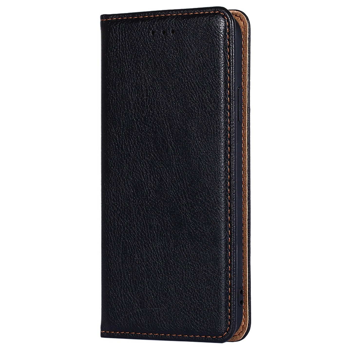 Uniqkart for Xiaomi Redmi Note 12S 4G Magnetic Phone Case Stand Wallet PU Leather + TPU Phone Shell Cover - Black