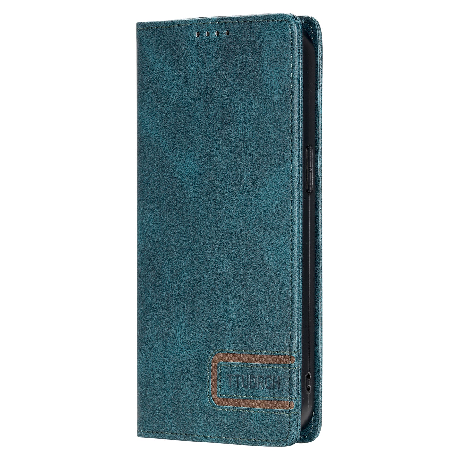 TTUDRCH Style 007 For iPhone 15 RFID Blocking Cover Phone Leather Case with Stand Wallet - Green