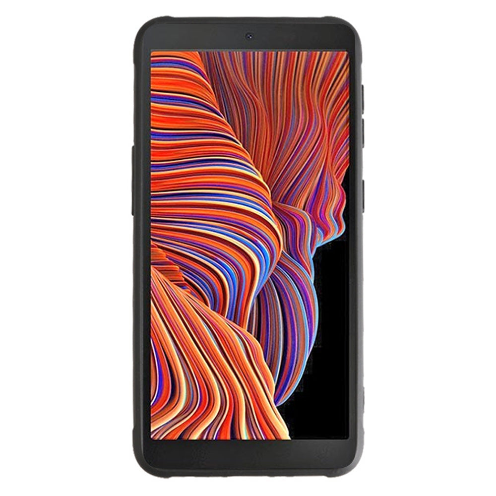 TPU Phone Case for Samsung Galaxy Xcover 5 Protective Case Anti-Drop Cell Phone Matte Slim Cover - Black