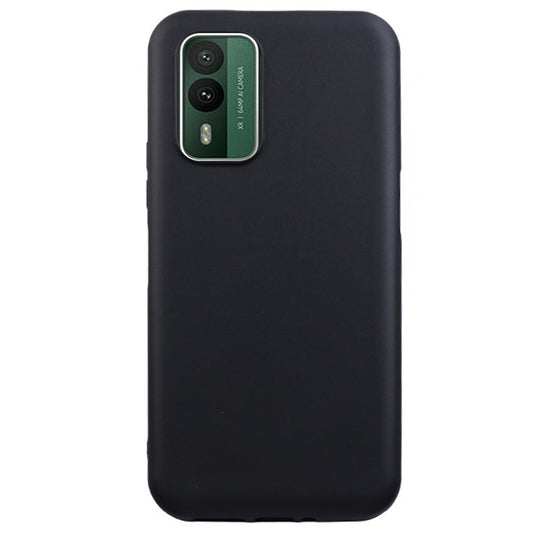 Slim TPU Case for Nokia XR21 Matte Phone Case Anti-Scratch Mobile Phone Shockproof Cover - Black